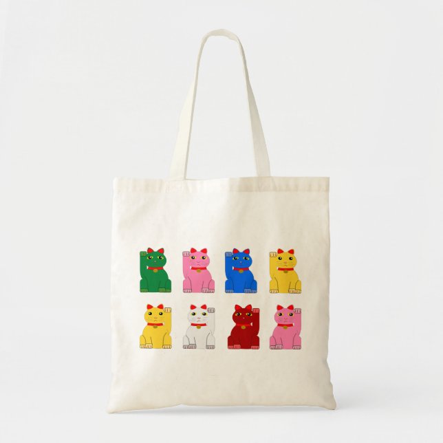Bolsa Tote tote bag maneki neko (Frente)