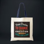 Bolsa Tote Tote Bag Motivacional - Mude sua vida com Posi<br><div class="desc">Carregar dose diária de motivação com esta inspiradora bolsa de tote com uma poderosa citação. Feito com materiais de alta qualidade, este saco é perfeito para uso diário, compro ou como presente para amigos e familiares que precisam de impulso. A citação 'Seu desejo de mudar deve ser maior do que...</div>