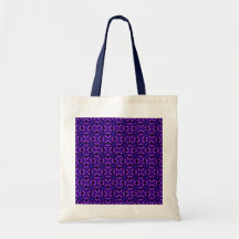 Tote Bag Padrado Roxo