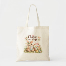 Bolsa Tote Tote Bag Pâques "Chasse aux œufs"