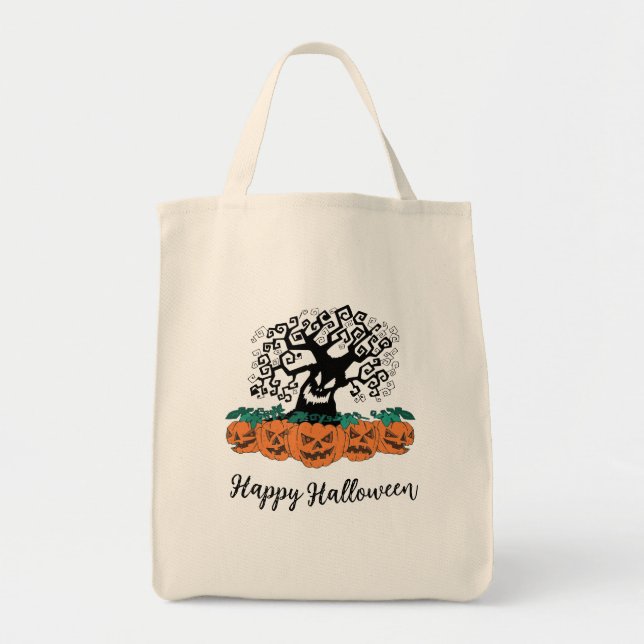 Bolsa Tote Tote Bag para o Halloween (Frente)