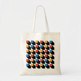 Bolsa Tote Tote Bag Quadrados Coloridos