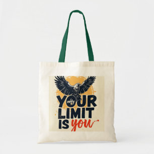 Bolsa Tote Tote Bag - 'Seu único limite é você' Motivational