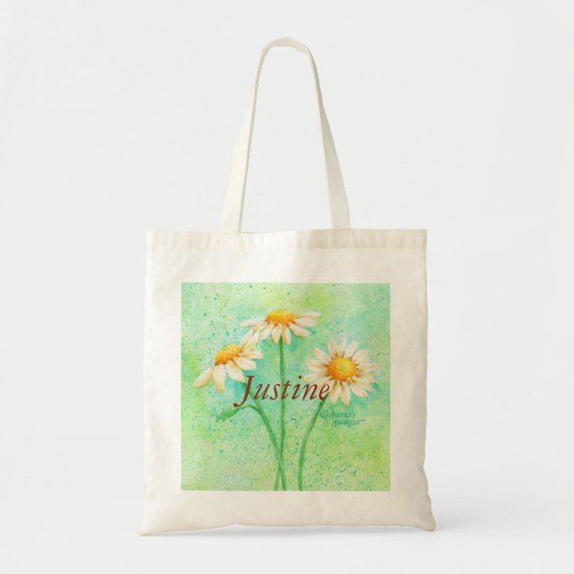Bolsa Tote Tote Bag Three Daisies (Frente)