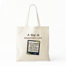Tote Bag - Um dia na vida da vovó.