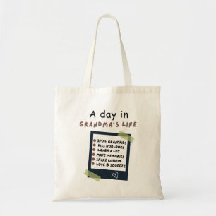 Bolsa Tote Tote Bag - Um dia na vida da vovó.