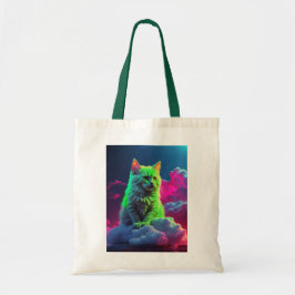 Bolsa Tote Tote Bag with Cat Illustration