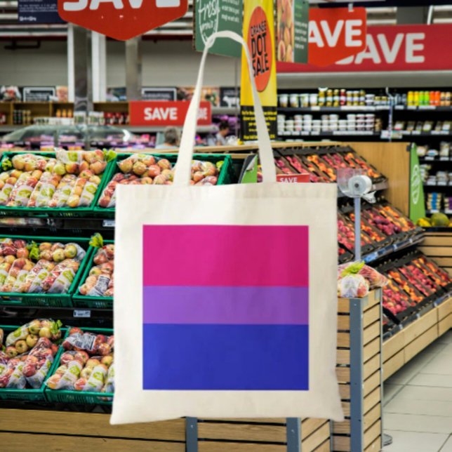 Bolsa Tote Tote Bi Pride Carry-All (Criador carregado)
