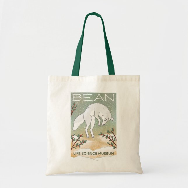 Bolsa Tote Tote da raposa de inverno (Frente)