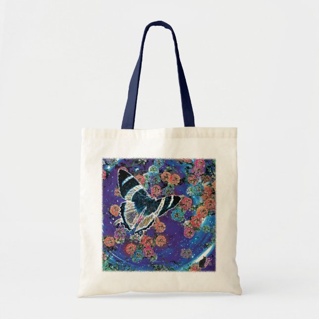 Bolsa Tote Tote de Flores Estelares (Frente)