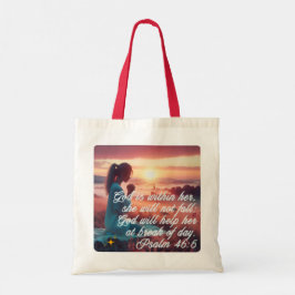 Bolsa Tote Tote de orçamento 'Inspirador de fé'