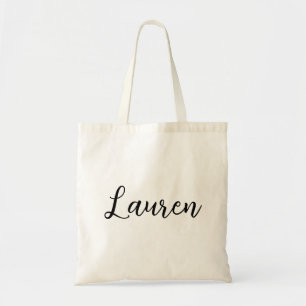 Bolsa Tote Tote Personalizado com Nome, Presente do Dia das M