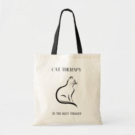 Bolsa Tote Tote Tote Bag de terapia Cat, Tote Bag de Cat
