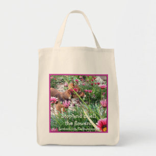 Bolsa Tote Totebag de Bumblesnot: Pequenino/flores