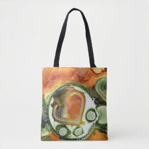 Bolsa Tote Totebag Dotty alaranjado