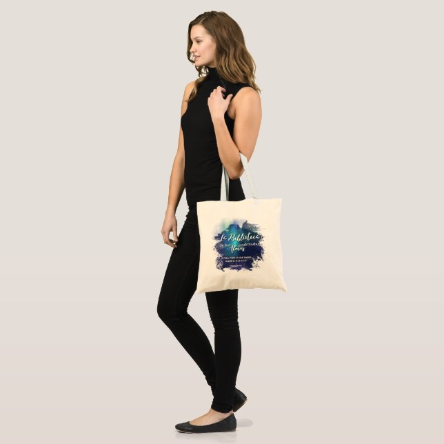 Bolsa Tote Totebag para amantes de los libros (Frente (modelo))