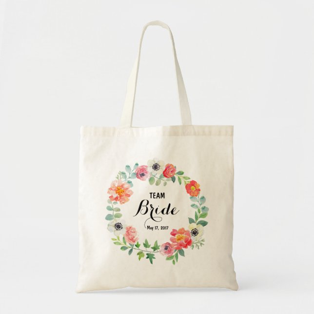 Bolsa Tote Totebag - Team Bride (Frente)