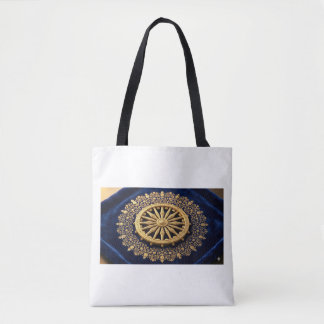 Bolsa Tote ToteBudha Dhamma Chaka - Sacola de Mãos Antiga Sab
