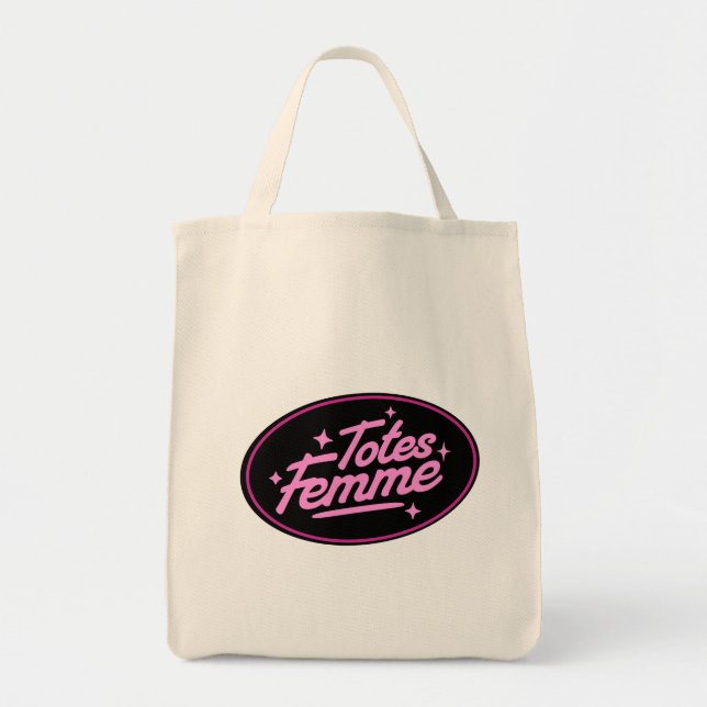Bolsa Tote Totes Femme Proud Garota Presente (Frente)