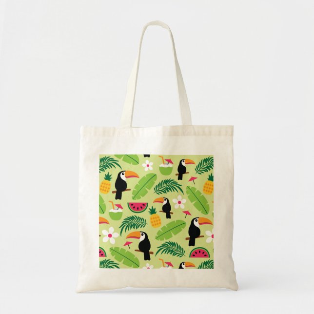 Bolsa Tote Toucan Tropical Summer (Frente)