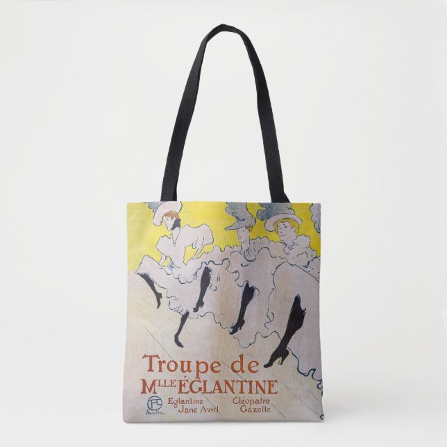 Bolsa Tote Toulouse-Lautrec - Troupe de Mlle Eglantine (Frente)
