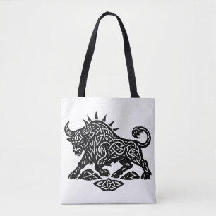 Bolsa Tote Touro Sigilo do Touro — Tatuagem do Zodíaco Terres