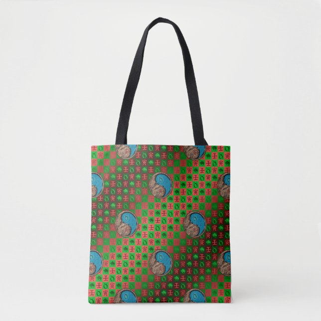 Bolsa Tote Touro & Tigre de Água (Frente)