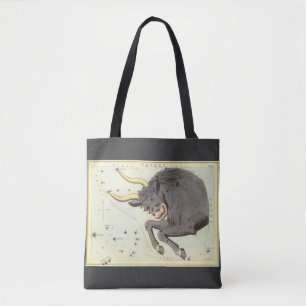Bolsa Tote Touro Touro, Espelho de Urânia da Constelação Vint