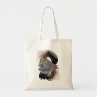 Bolsa Tote Trabalho de arte Abstrato mínimo de contraste