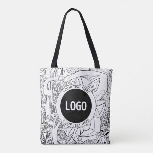 Bolsa Tote Trabalho de arte de linha moderna original e seu l