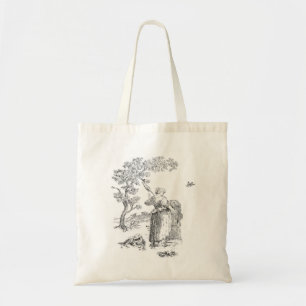 Bolsa Tote trabalho de arte rural antigo