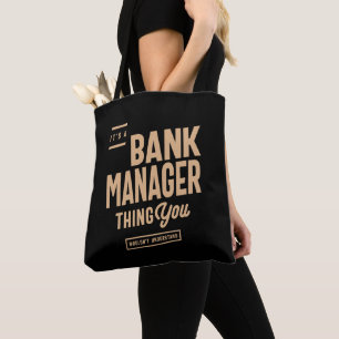 Bolsa Tote Trabalho Funny do Gerente Bancário