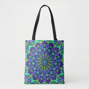 Bolsa Tote Traço Geométrico de Trendy Vintage