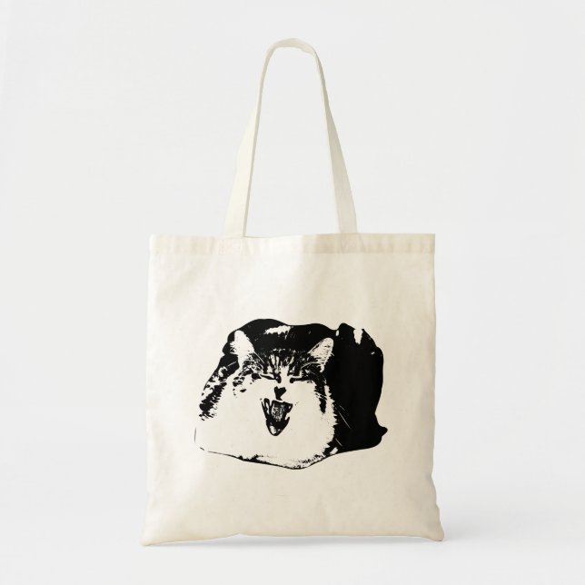 Bolsa Tote Traço Ousado, Carregue Puro (Frente)