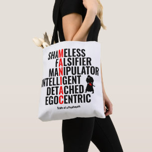 Bolsa Tote Traços de um Psicopata