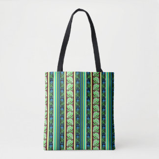 Bolsa Tote Tradicional Sri Lanka Liyawel (padrão das folhas)