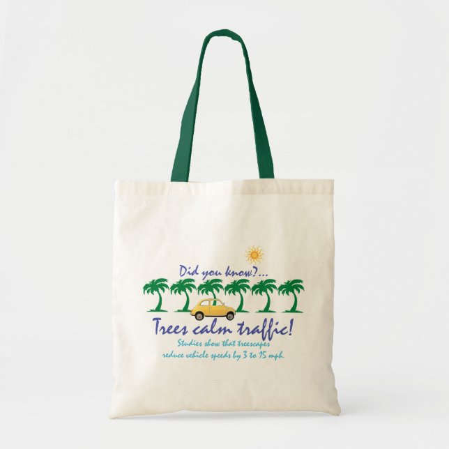 Bolsa Tote Tráfego tranquilo das árvores! (Frente)
