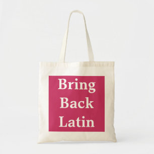 Bolsa Tote Traga para trás o saco Latin