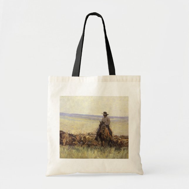 Bolsa Tote Trail Herd to Wyoming, por WHD Koerner (Frente)