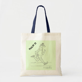 Bolsa Tote Trailpaca Feelin ele punho azul