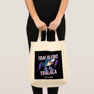 Bolsa Tote Tralalalero Tralala Bootleg - Memória do Tubarão E