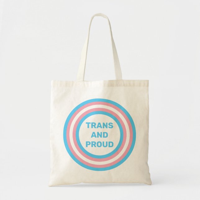Bolsa Tote Trans e Orgulhoso (Frente)