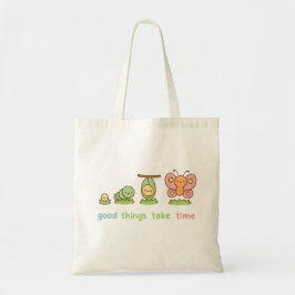 Bolsa Tote 🌸 Transformação da Borboleta Kawaii - Boas Coisas