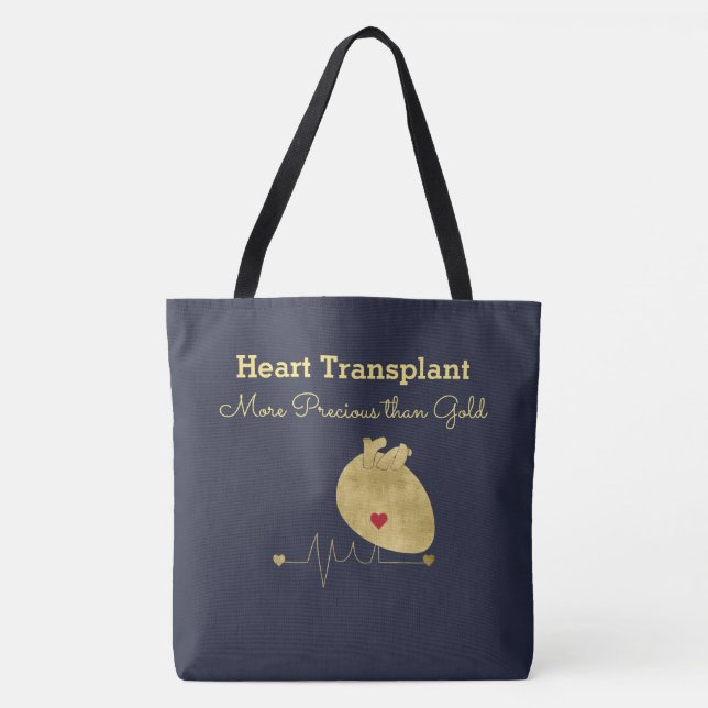 Bolsa Tote Transplante cardíaco (Frente)