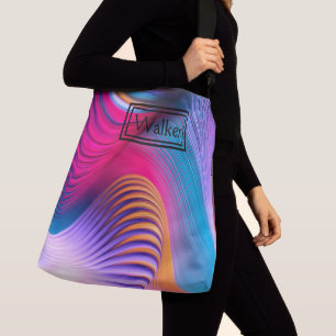 Bolsa Tote Transversal - Arte Abstrata