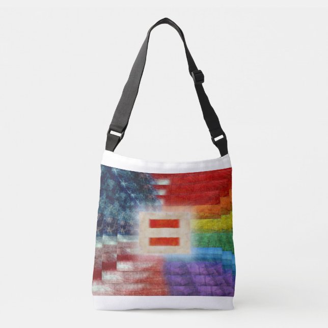 Bolsa Tote Transversal Igualdade & Direitos Para T (Frente)
