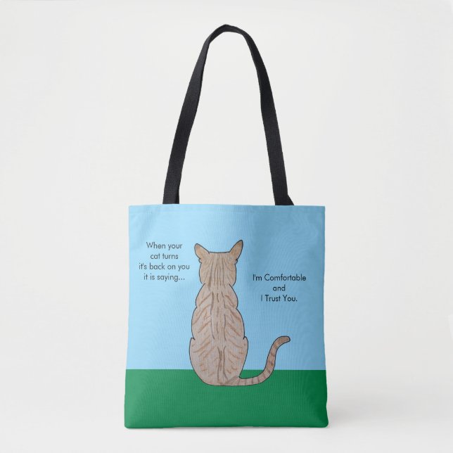 Bolsa Tote Traseira de Cat (Frente)