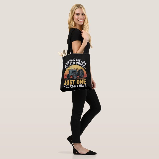 Bolsa Tote Tratores São Como Batatas Fritas (No(a) Modelo)