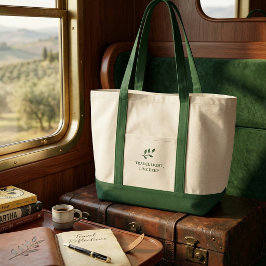 Bolsa Tote Travel Light Live Deep Minimalist Typography 