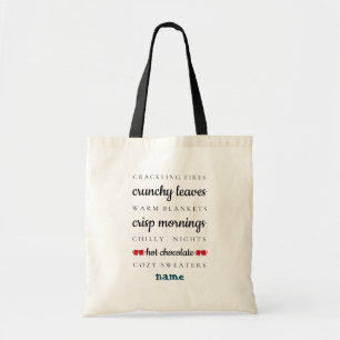 Bolsa Tote Travesseiro personalizado de férias no inverno